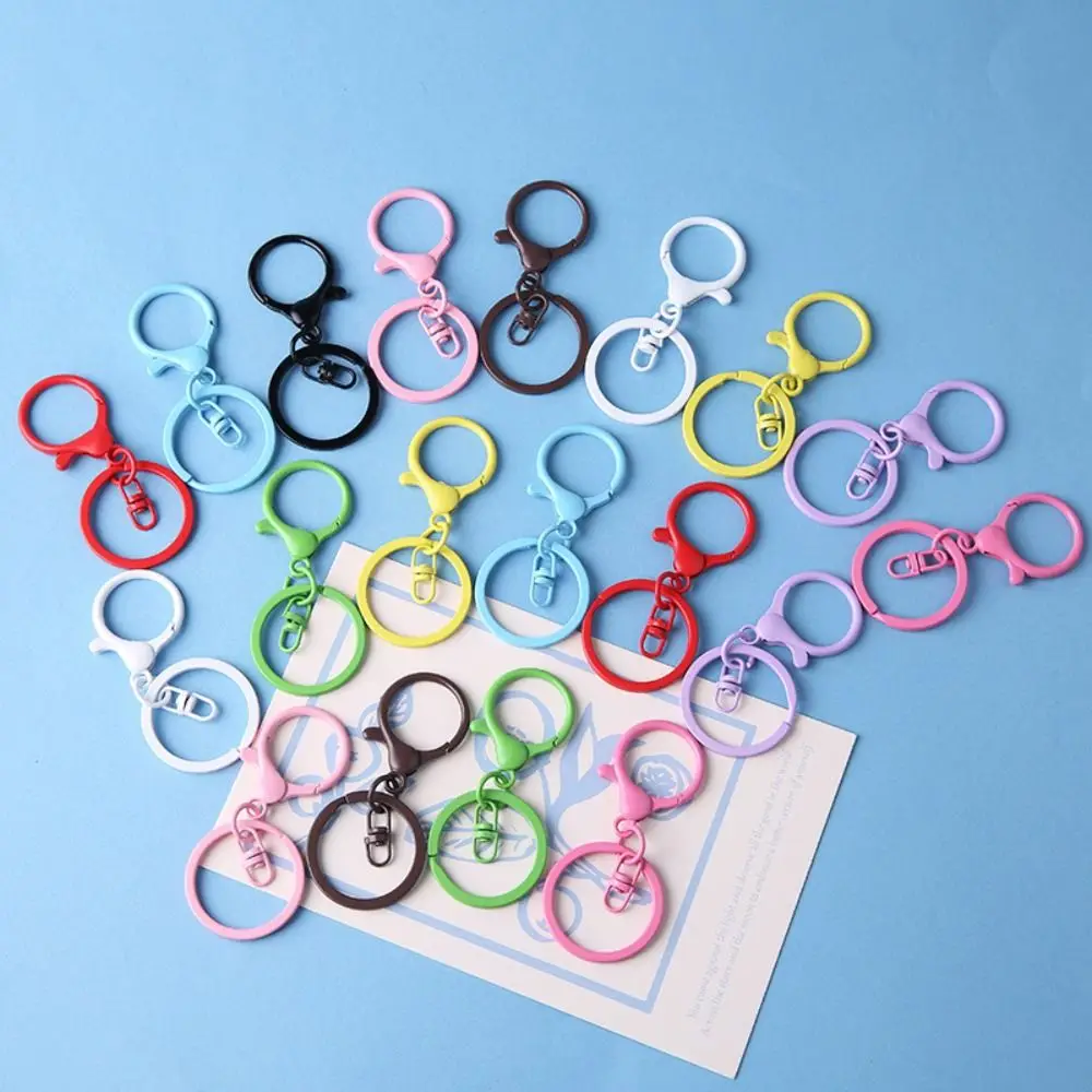 Candy Color Lobster Clasp Hooks Keyring Clip Hook Detachable Jewelry DIY Buckle Connector Ornament Pendant