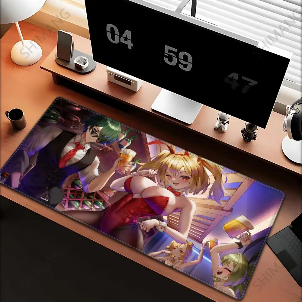 

Mouse Pad ZZZ Burnice White HD Keyboard Pad Laptop Kawaii Gamer Cabinet Desk Mouse Mat PC Zenless Zone Zero Anime Girl Mousepad