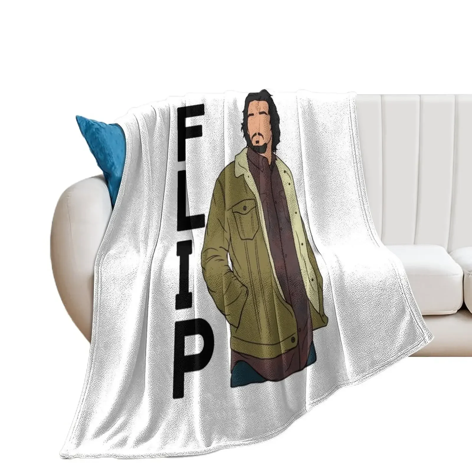 FLIP Throw Blanket Summer Decorative Throw Warm Blankets