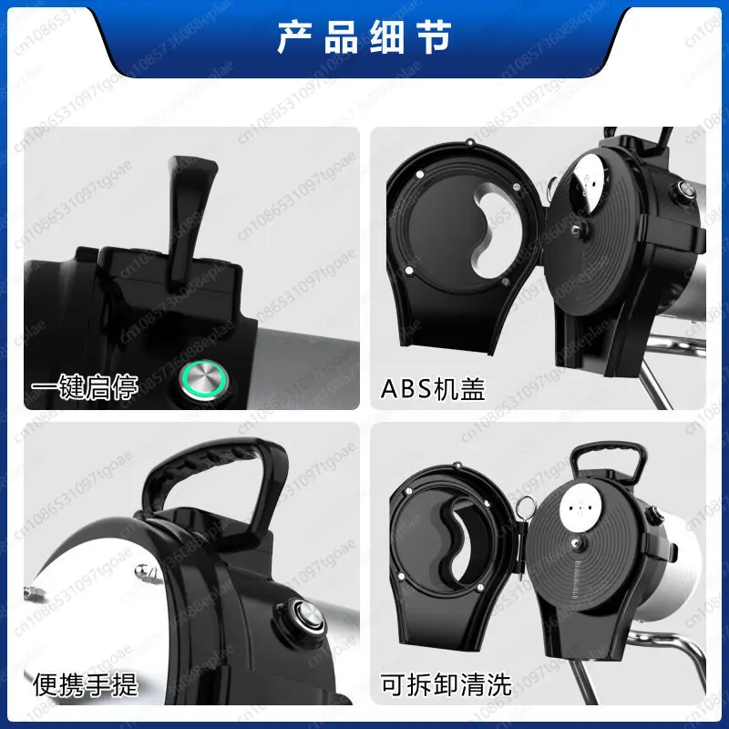 Y Scallion cutter Electric commercial small millet spicy cutting ring Multifunctional preparation vegetable cutter Garlic cutter