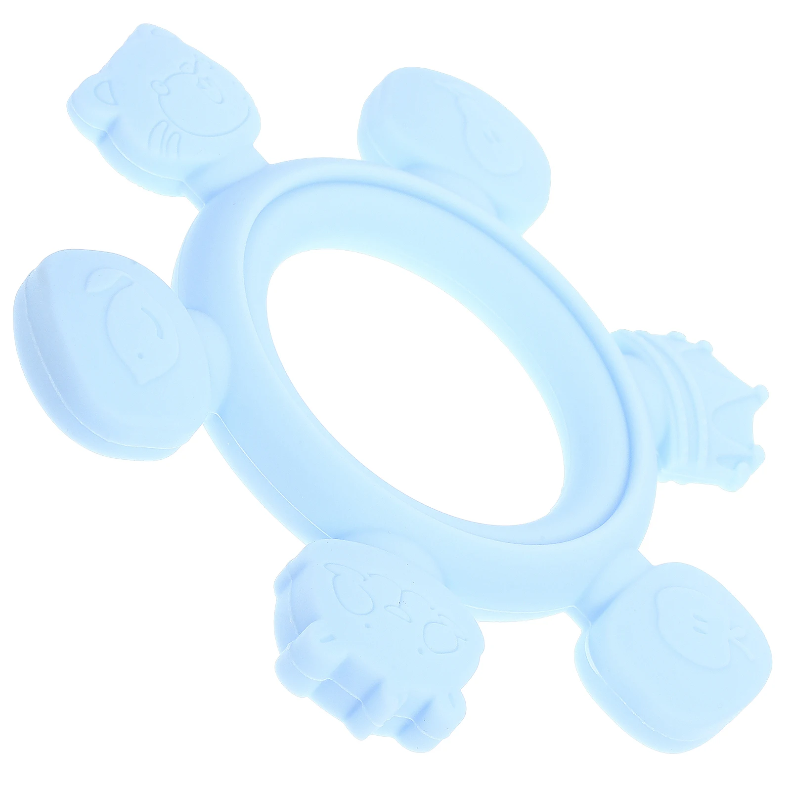 Anneau de dentition pour bébé de 6 à 12 mois, développement sensoriel infantile, jouet apaisant pour bébés de 6 à 12 mois