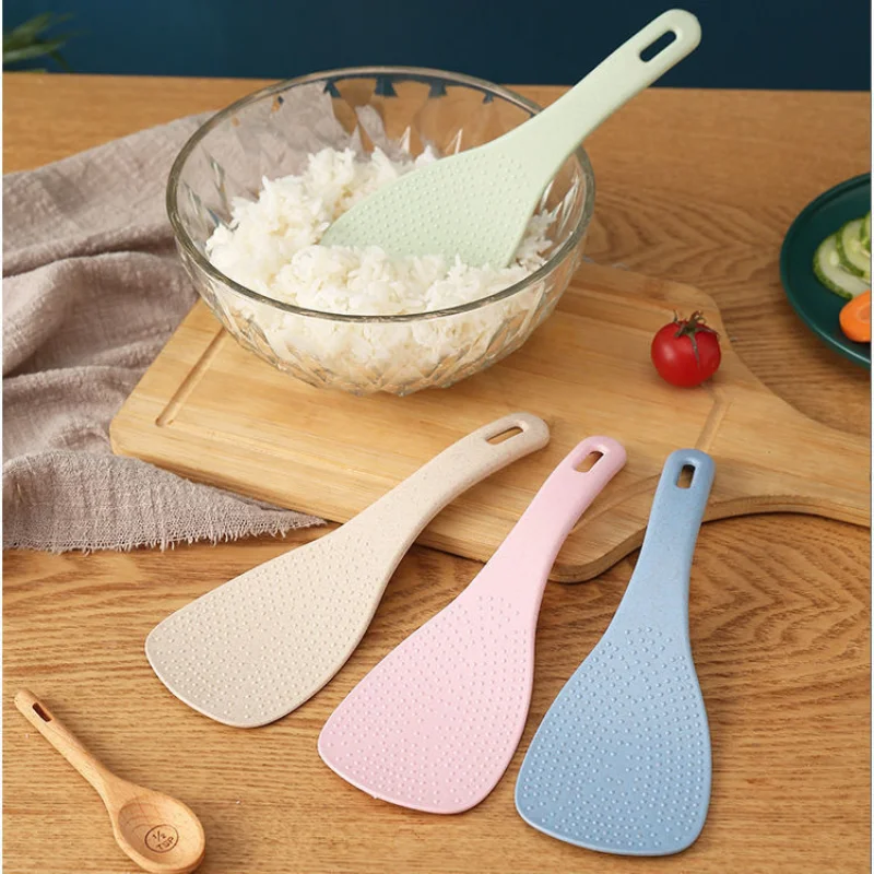 

Non Stick Rice Spoon, Wheat Straw, High Temperature Resistant Ladle, Kitchen Electric Pot, Spoon