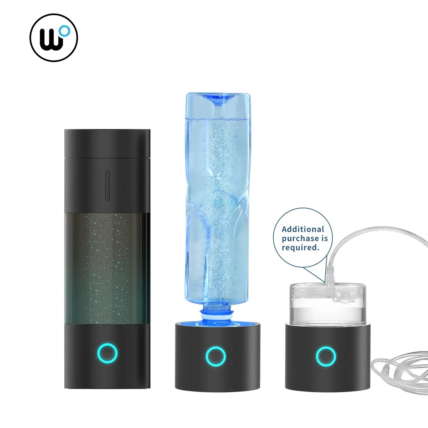 Level Up Filter Water Bottle Hydrogen  Hydrogen Water Bottle Ionizer Hydrogen Water Generator With Glass Bottle