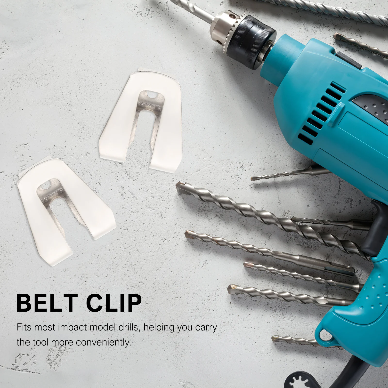 

10Pcs Waist Buckle Hook Belt Clip for Power Tools Heavy Duty 50Kg Stainless Steel Tool Holder for Drill Driver Sheath Pouch