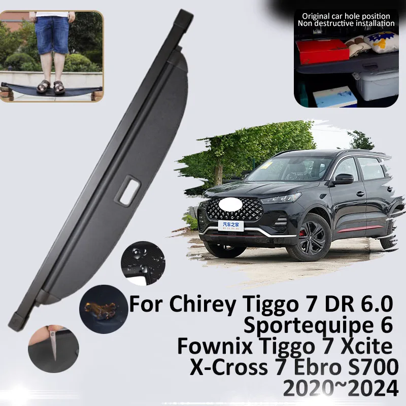 

Багажник груза для Chirey Tiggo 7 DR 6,0 sporteteam 6 Fownix Tiggo 7 Xcite X-Cross 7 Ebro S700 2020 ~ 2024 защитные аксессуары