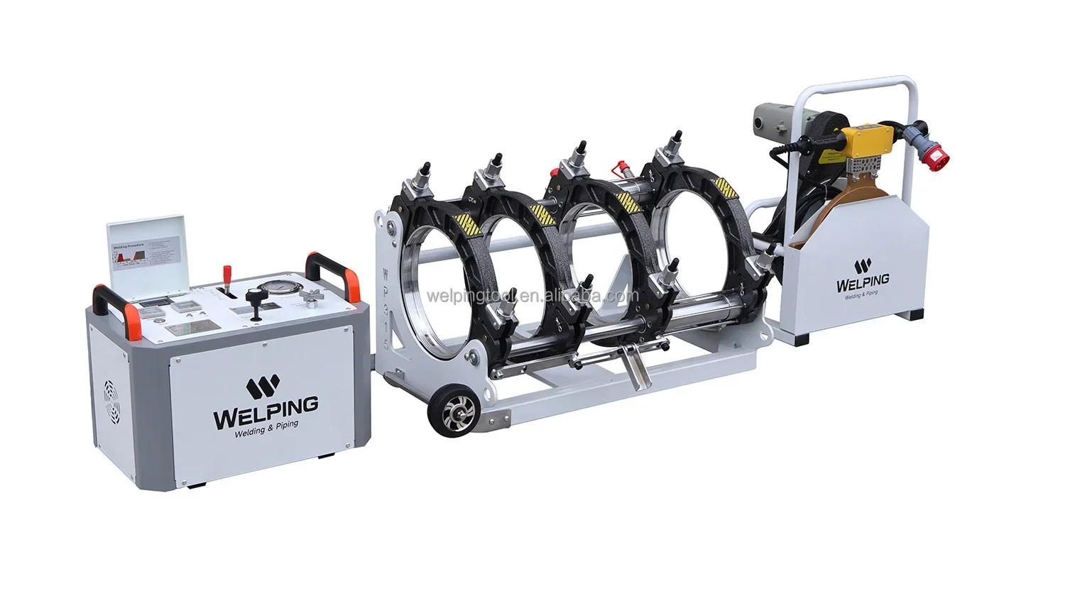 آلة توصيل الأنابيب المؤخرة HDPE الثقيلة 90-315 مم