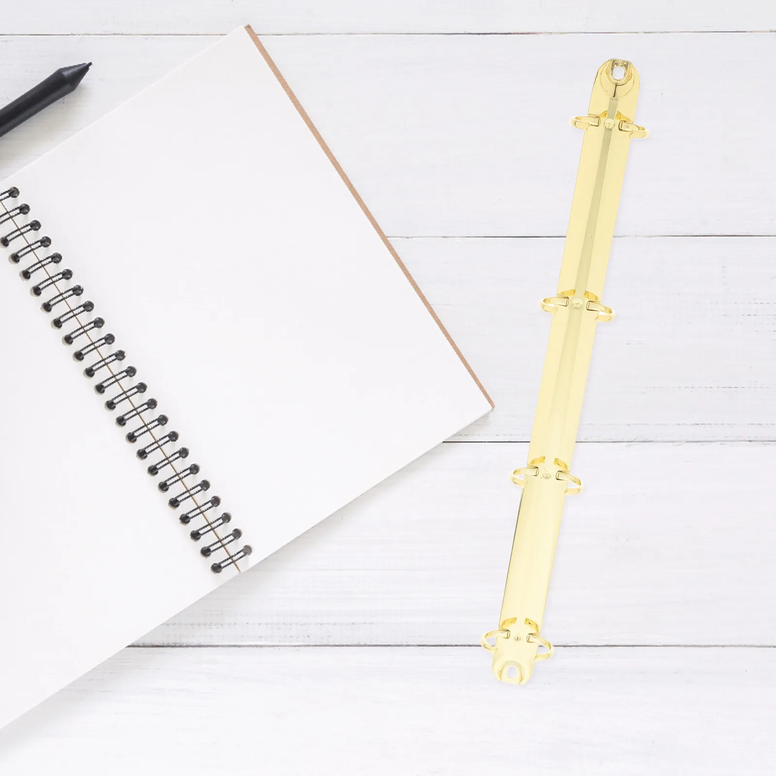 

Metal Ring Binder Mechanism 4 Ring A4 Size for DIY Planners Binders Document Holder File Management Binder System Office School