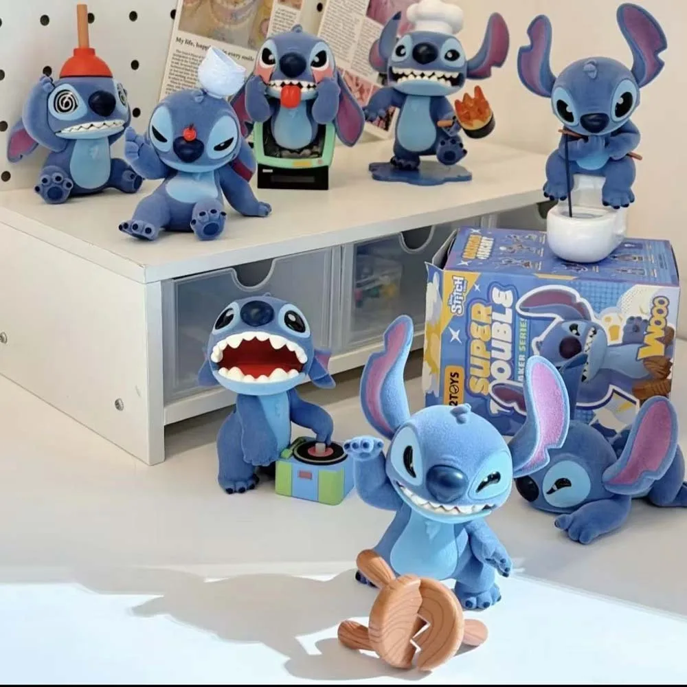 52TOYS Stitch Invincible Destruction Blind Box Super Trouble Maker Series Trendy Toy Ornament Collectible Birthday Gift