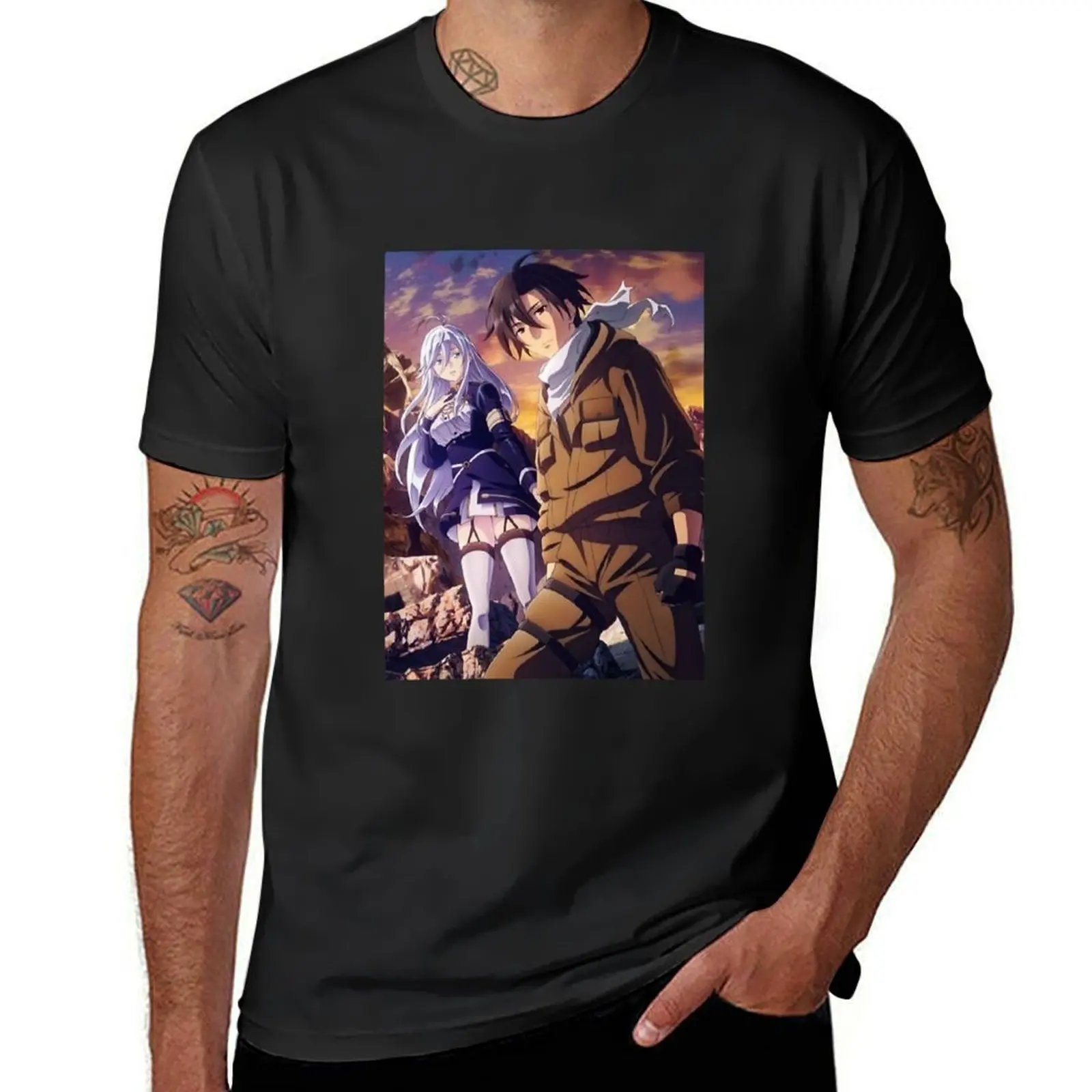 

Eightysix Anime Cool Anime Gift T-Shirt sports fans blacks anime Men's cotton t-shirt