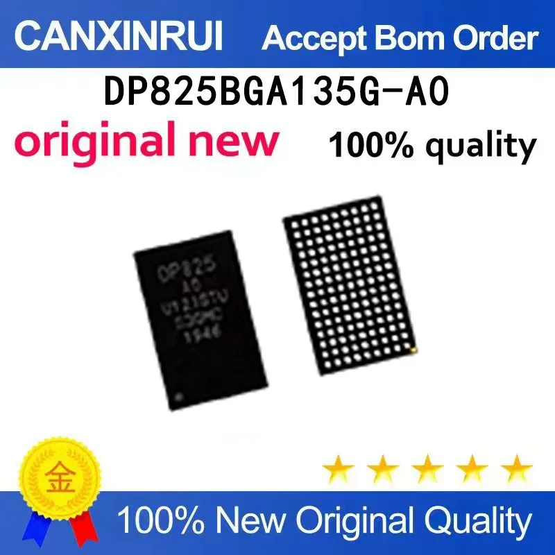 (5pcs-100pcs）Brand new DP825BGA135G-A0 silk screen DP825-A0 screen IC LCD display driver flower screen