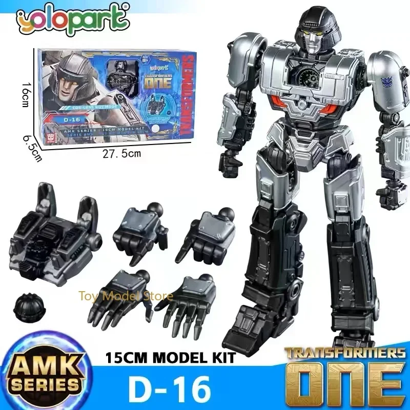 En Stock Transformers Origin AMK Series Optimus Prime Megatron Bumblebee Elita One figuras de acción adornos coleccionables juguete para regalo