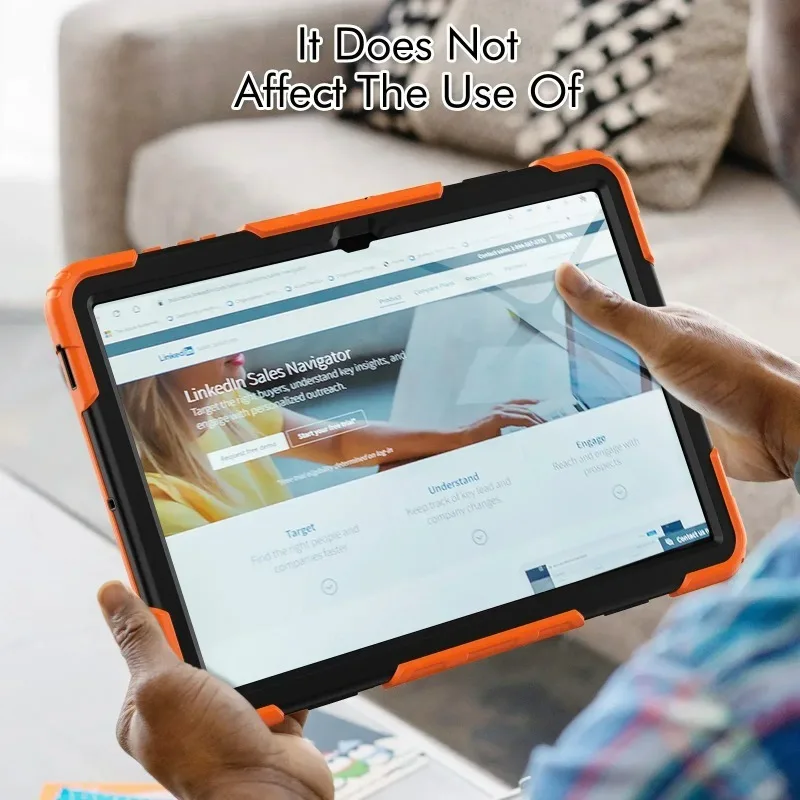 Etui do Samsung Galaxy Tab S10 FE+ / S10 FE Plus 5G 13.1" 2025 X620 X626b Wytrzymałe, odporne na wstrząsy etui ochronne z osłoną ekranu — zdjęcie produktu 6