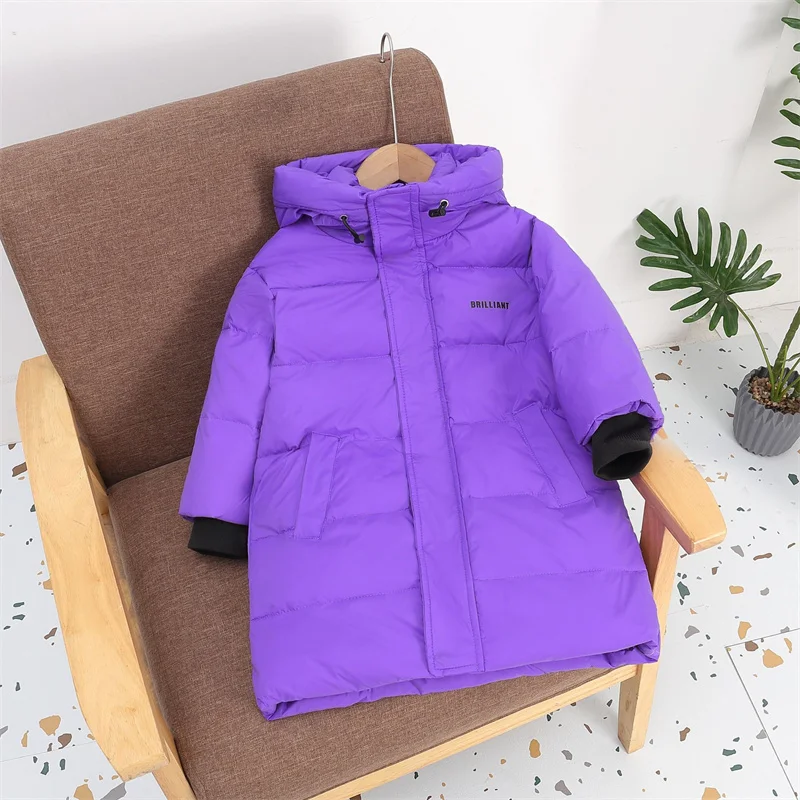 

Girls Down Coat Overcoat Jacket Windbreak Outerwear 2024 Cute Winter Autumn Sport Warm Christmas Gift Children's Clothing