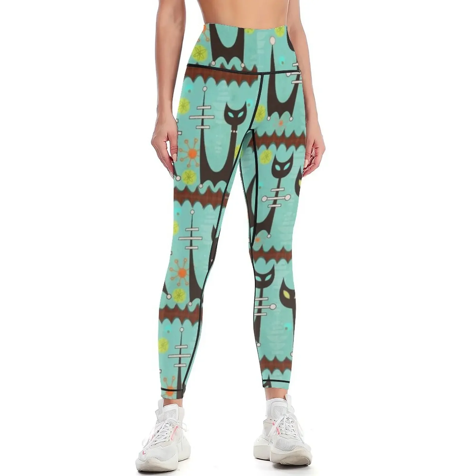 

Atomic Cats Leggings sport set Legging sport flared Female legging pants Womens Leggings