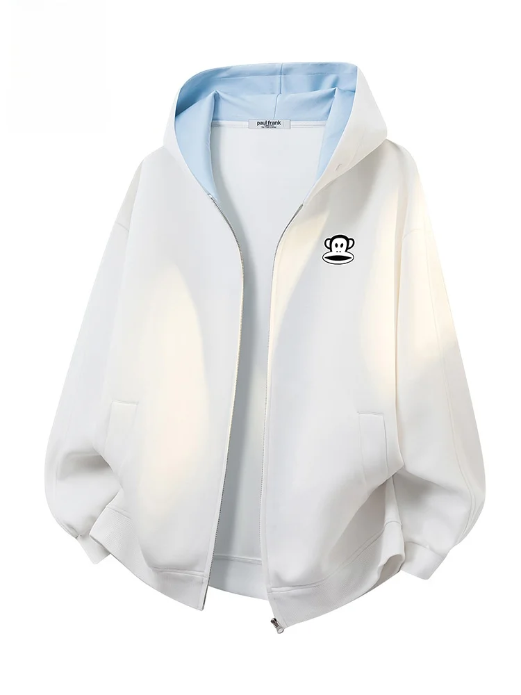 

PaulFrank Men's Long Sve Hoodie Casual Outerwear Comfortable Cotton Polyester Blend Fall Season Monkey Print Sweatirt