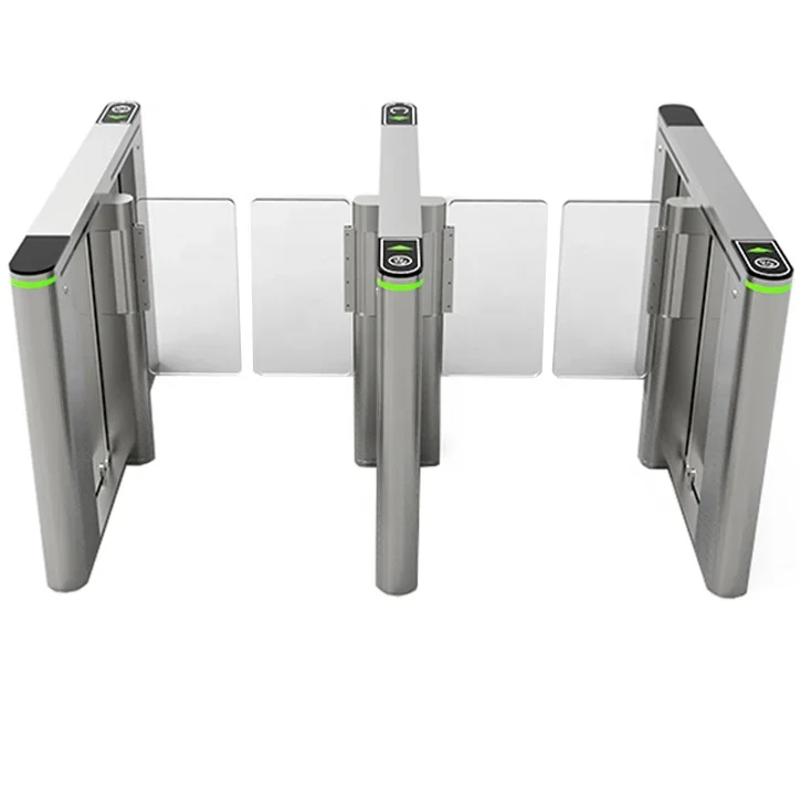 

Automatic Pedestrian Turnstile Barrier Speed Gate for Commercial Building Hotels Security Turnstie Swing Barrier Gate