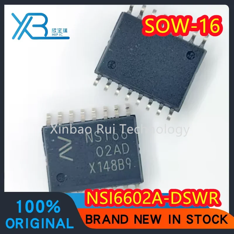 (5/10pieces) NSI6602A-DSWR NSI6602AD SOW16 dual-channel digital isolation chip 100% brand new and original Electronics