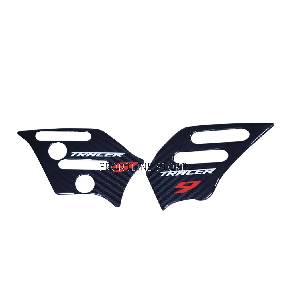 Stiker aksesoris motor 3D, aksesoris sepeda motor Resin 3D anti gores stiker pelindung bantalan tumit stiker untuk Yamaha TRACER 9 2022 2023