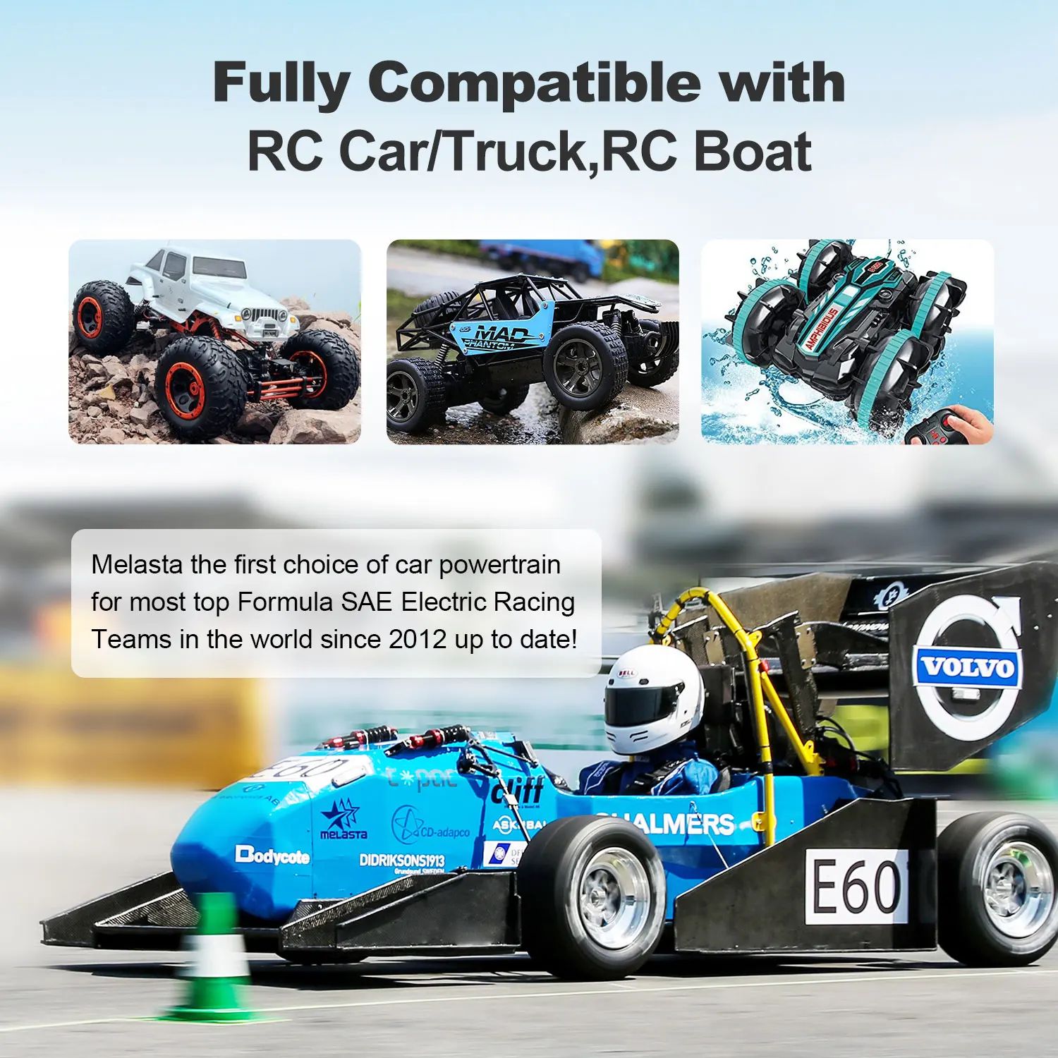 Melasta-Batería de repuesto con conector de descarga Tamiya, 7,2 V, 5000mAh, NiMH, RC, para juguetes de carreras, coches, barcos y aviones, envío gratis