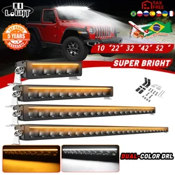 CO LIGHT New Slim 52 Inch LED Light Bar White & Amber 42