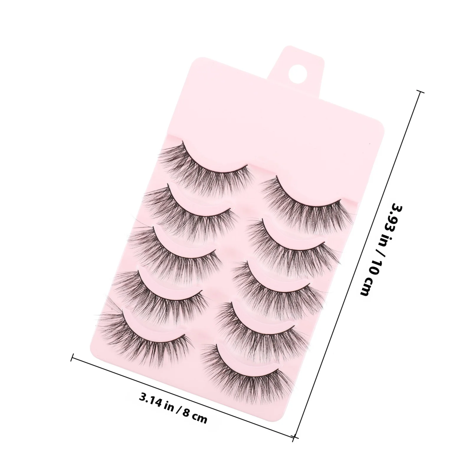 5 คู่ขนตาปลอมธรรมชาติแฮนด์เมดหนาขนตาปลอมยาวสำหรับผู้หญิงแต่งหน้าอุปกรณ์เสริมงานปาร์ตี้สวมใส่ทุกวัน