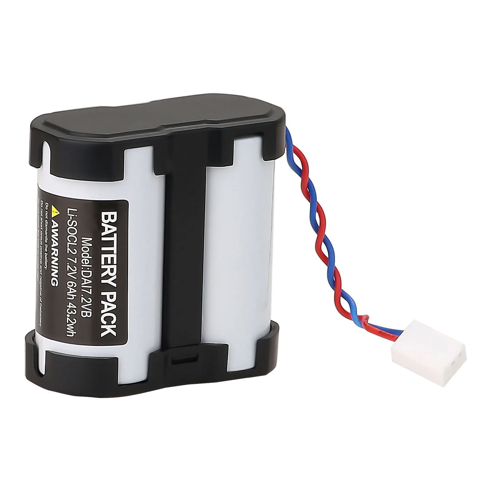 Adatto per batteria per DAITEM Li-SOCL2 7,2 V 6 AH BATLI06-ATRAL SRL X Center/Comunicazione Phone/Mr.
