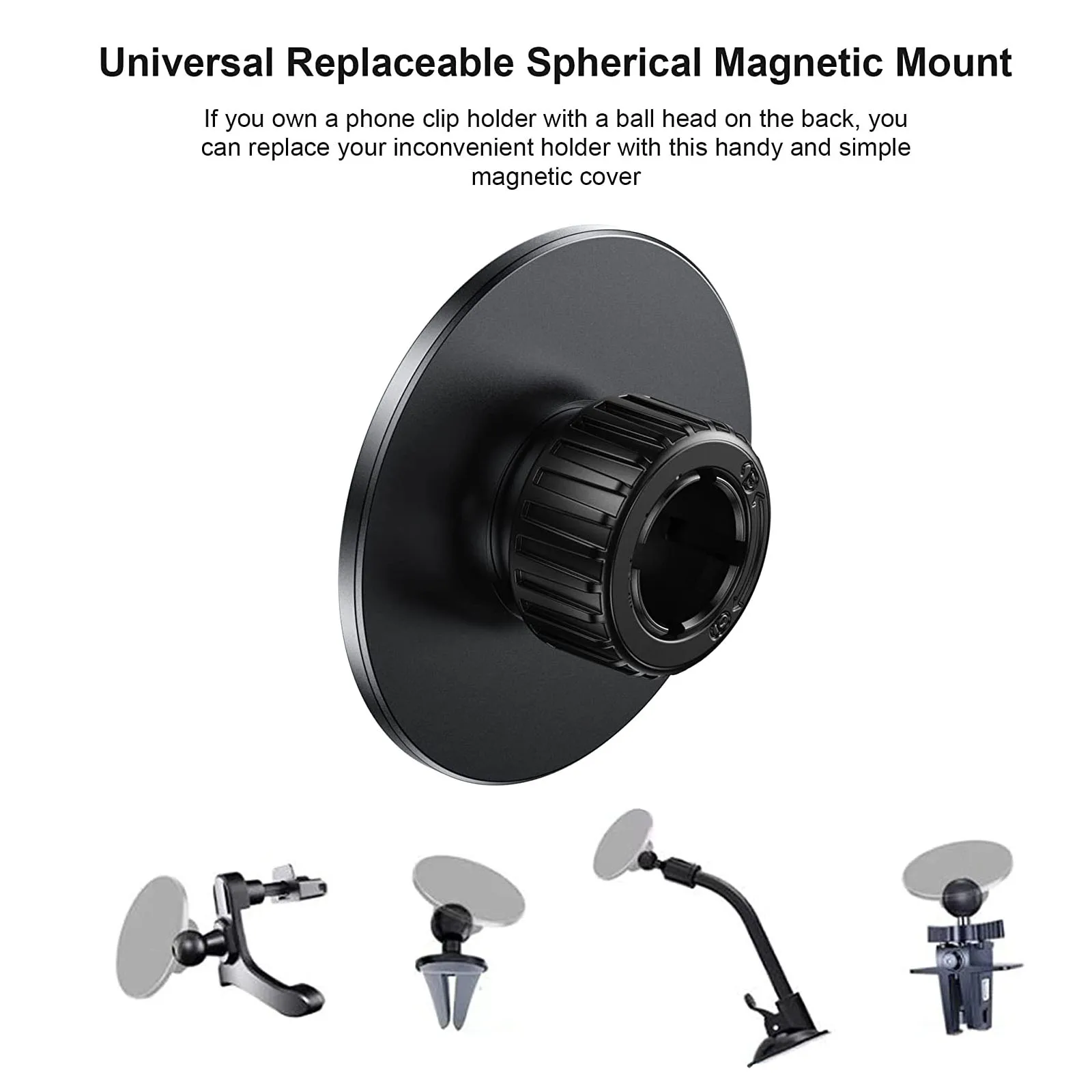 for Magsafe Phone Mount Adapter Universal Magnetic Tripod Phone Holder for iPhone 14 13 12 Samsung HUAWEI 360° Rotatable Bracket