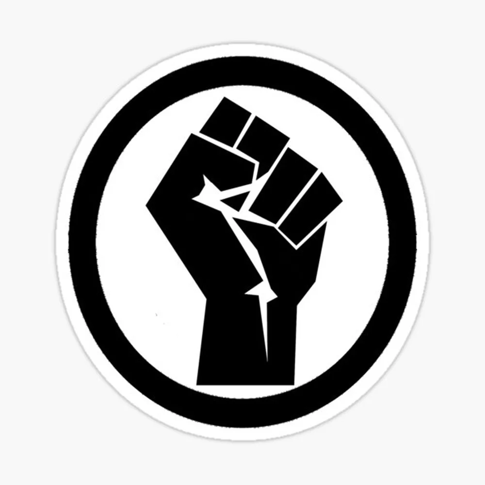 Black Lives Matter  Sticker for Laptop Decor Bedroom Car Cute Cartoon Art Fashionable Public Suitcase