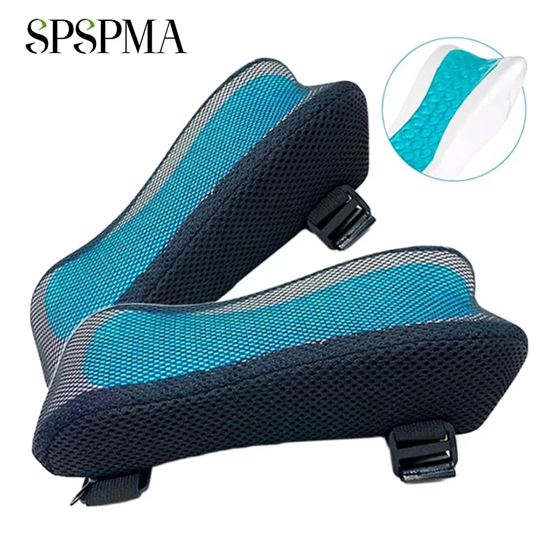 1Pcs Ergonomic Armrest Pads- Office Chair Arm Rest Cover Pillow - Elbow Support Cushion for Computer, Gaming and Desk Chairs