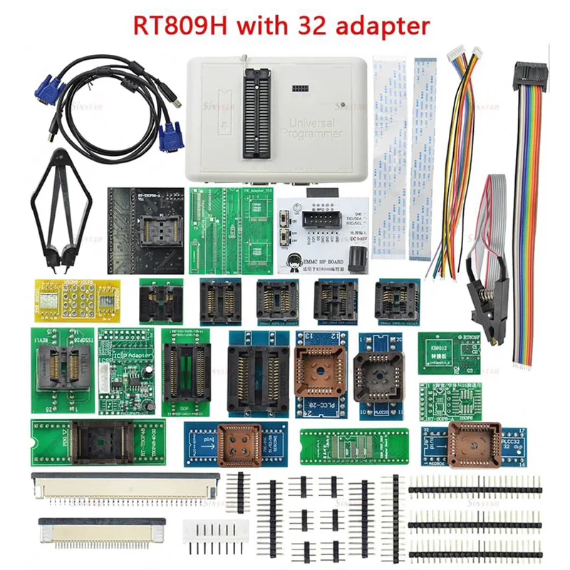 

Original RT809H Universal Programmer 32 Adap RT809H + 32 Adapter