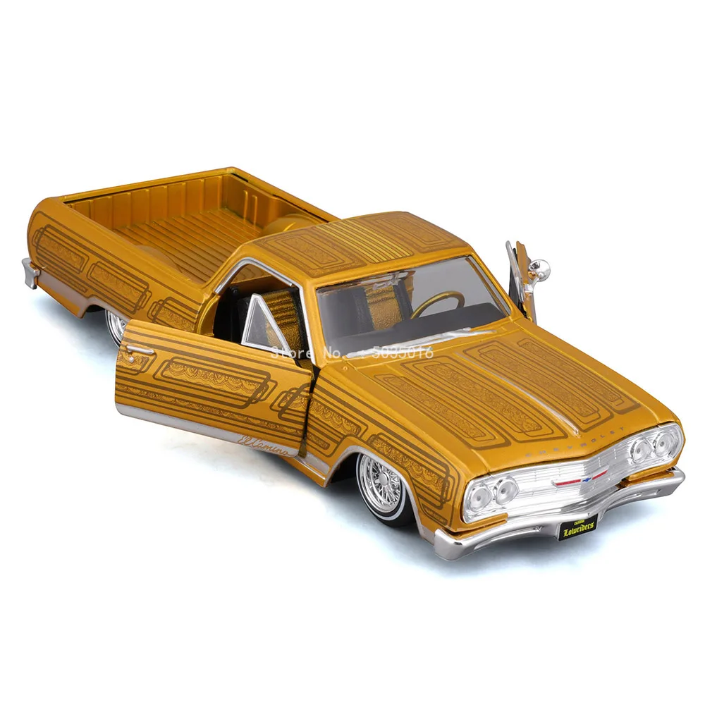 Maisto 1:25 1965 Chevrolet EI Camino Classic car simulation alloy car model crafts decoration collection toy tools gift