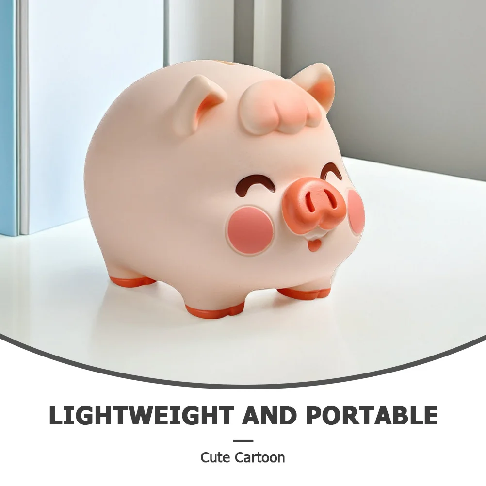 Schattig vinyl spaarpot cartoon muntbesparende pot kinderen spaarpot kinderkamer decoratie geldpot schattige muntbanken