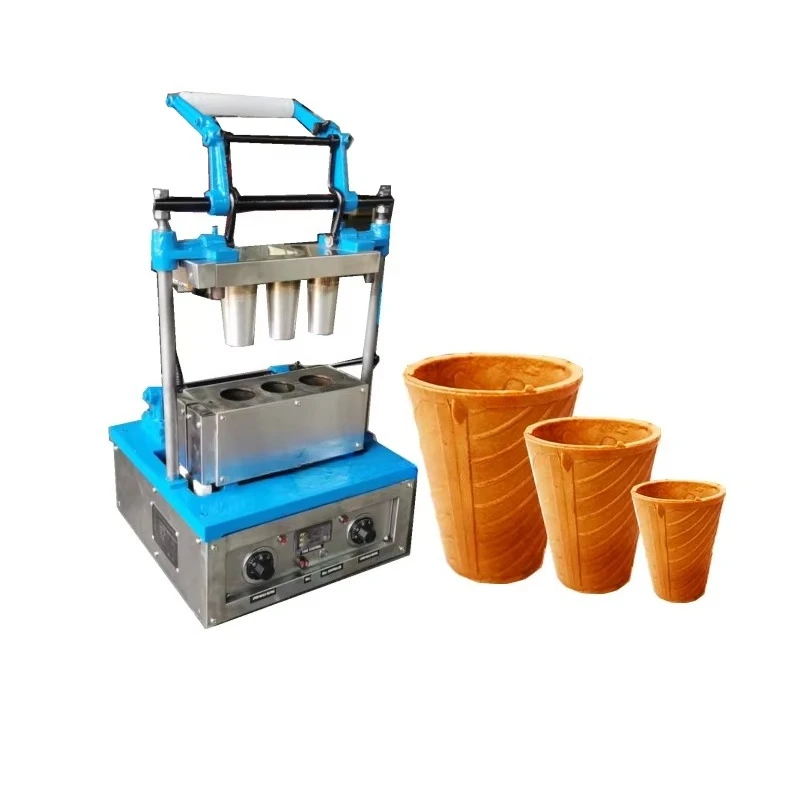 Mini Machine électrique comestible pour café, biscuits, thé, gaufrette, tasse de café comestible