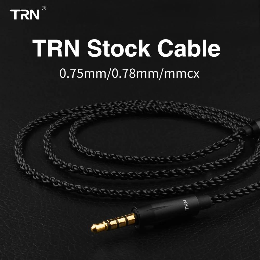 TRN A1 Cable HIFI Earphone Original Cables 2Pin Connector Use For TRN V90 V20 MT1 ST1 V80 V30