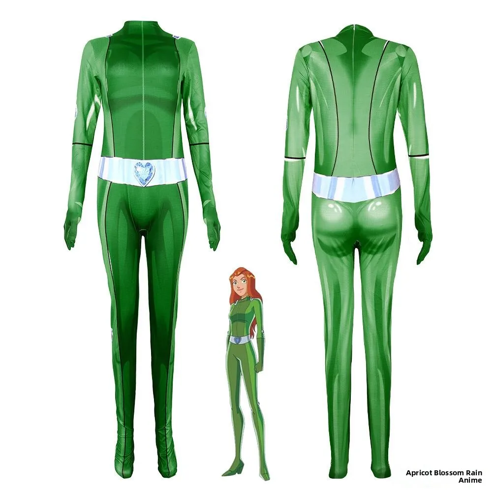 Loween Anime fille combinaison corps serré Costume Agent fille Costume 2025 automne Faion dames ethnique scène Costume