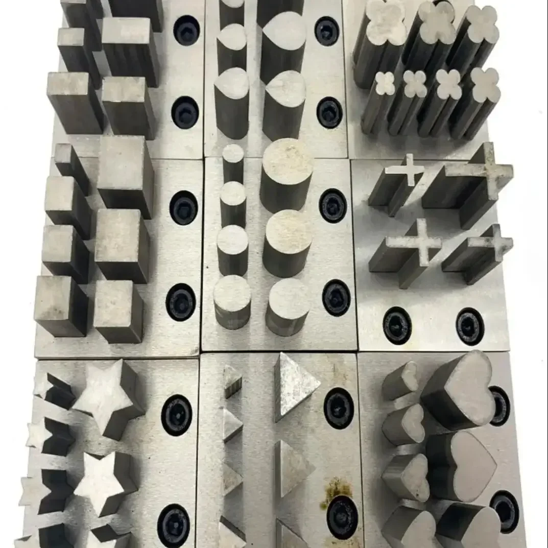 1SET Jewelry Sheet Disc Cutter Set Metal Mold Cutting Punching Cross/Water Drop/Star/Oval/Triangle/Rectangle/Heart Shape