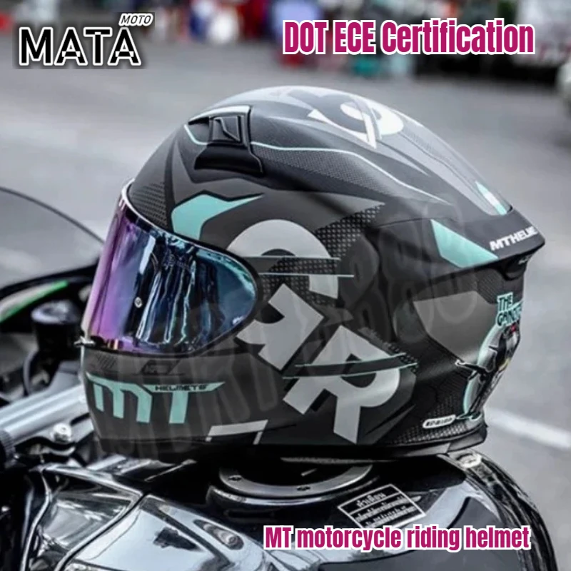 

HOT Carbon Fiber 6K MT KRE Moto Helmet Blue Lens Track Racing Snake Carbon AP7 7 Motorcyclist DOT ECE Approval casco de fibra