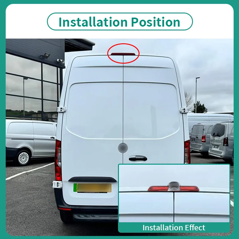 5-inch TFT LCD Car Dual Bracket Monitor With Brake Light Rear View Camera For Mercedes-Benz Sprinter VW Crafter Van 2007-2018