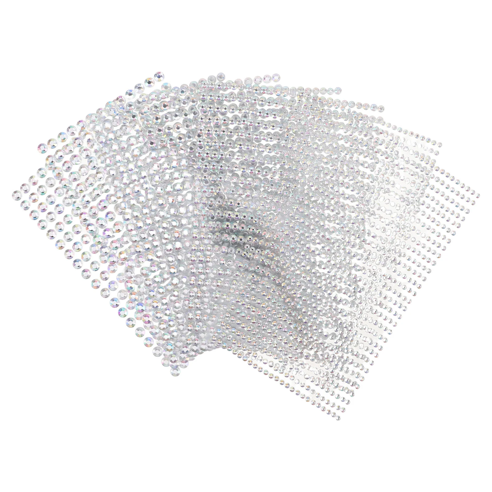 

8 Sheets Children's DIY Rhinestone Stickers Self Adhesive Acrylic Jewel Stickers for Scrapbooking Crafts Hair Gems