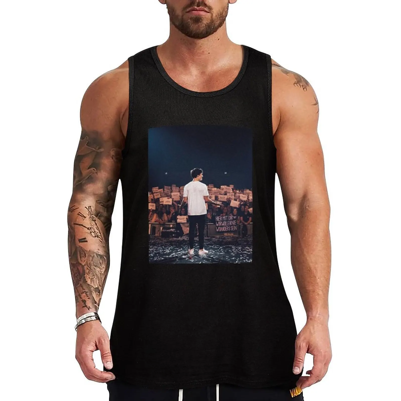 

wincent weiss concert Tank Top Moisture Wicking Sports Tank Top Running Workout Shirt