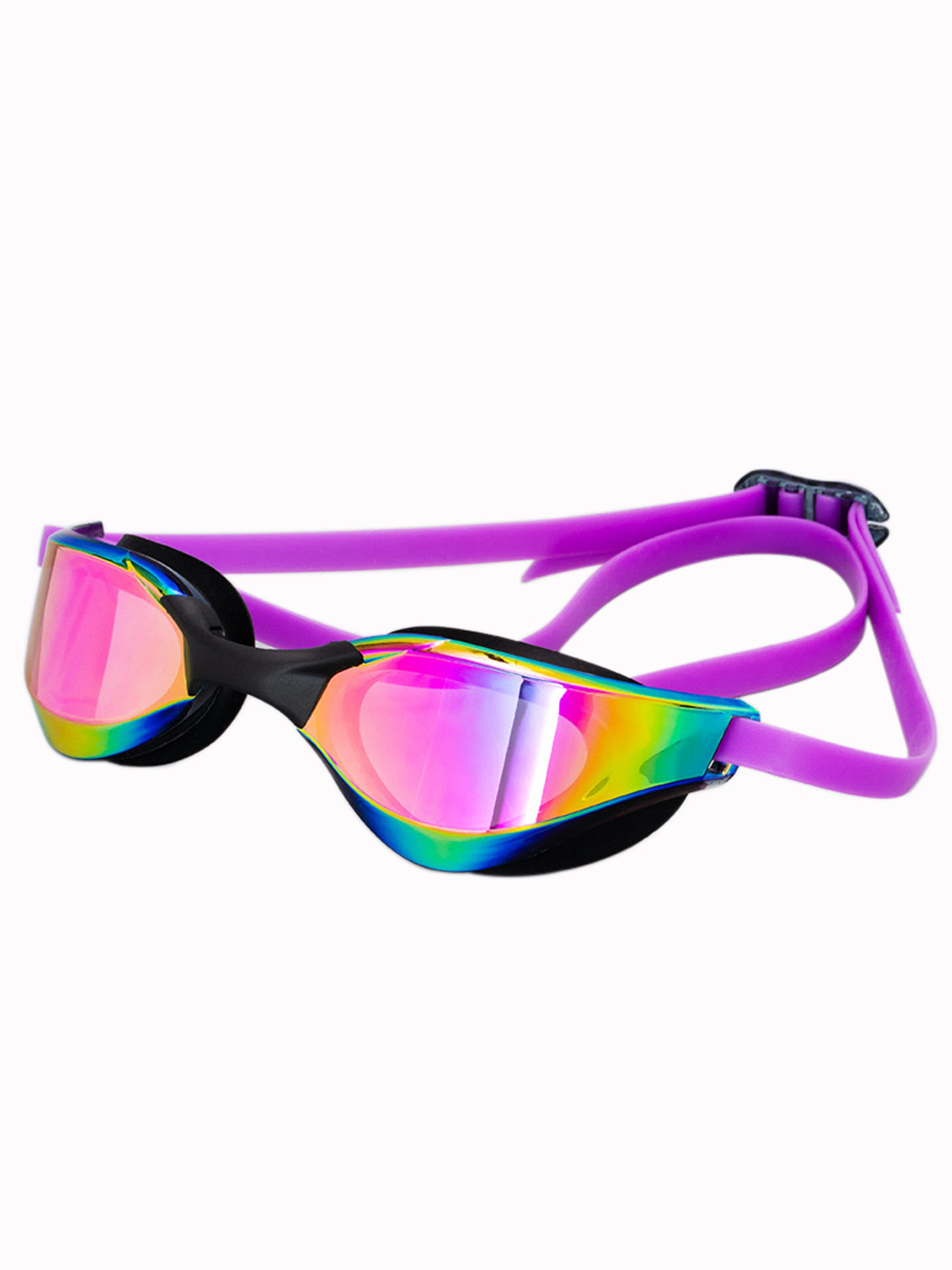 Renn-Schwimmbrille für Erwachsene, professionelle beschlagfreie Schwimmbrille mit verspiegelten Gläsern, Trainingsbrille – Detail 2