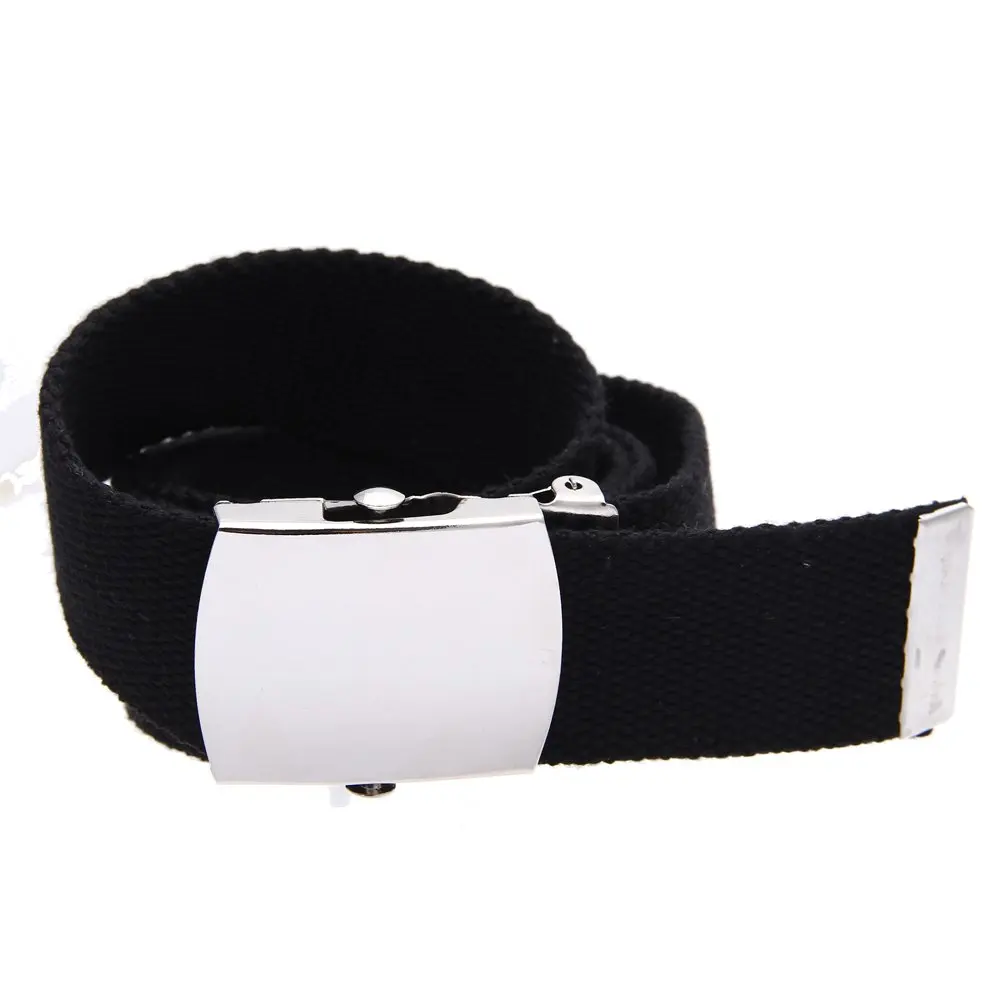 Ceinture noire pour hommes, 38mm