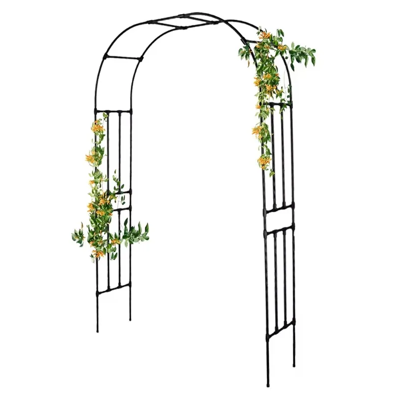 

Factory Supply Garden Arch Garden Trellis Arbor Grape Arbor Pergola for Climbing Plant Roses Vines Bridal Party Decoration