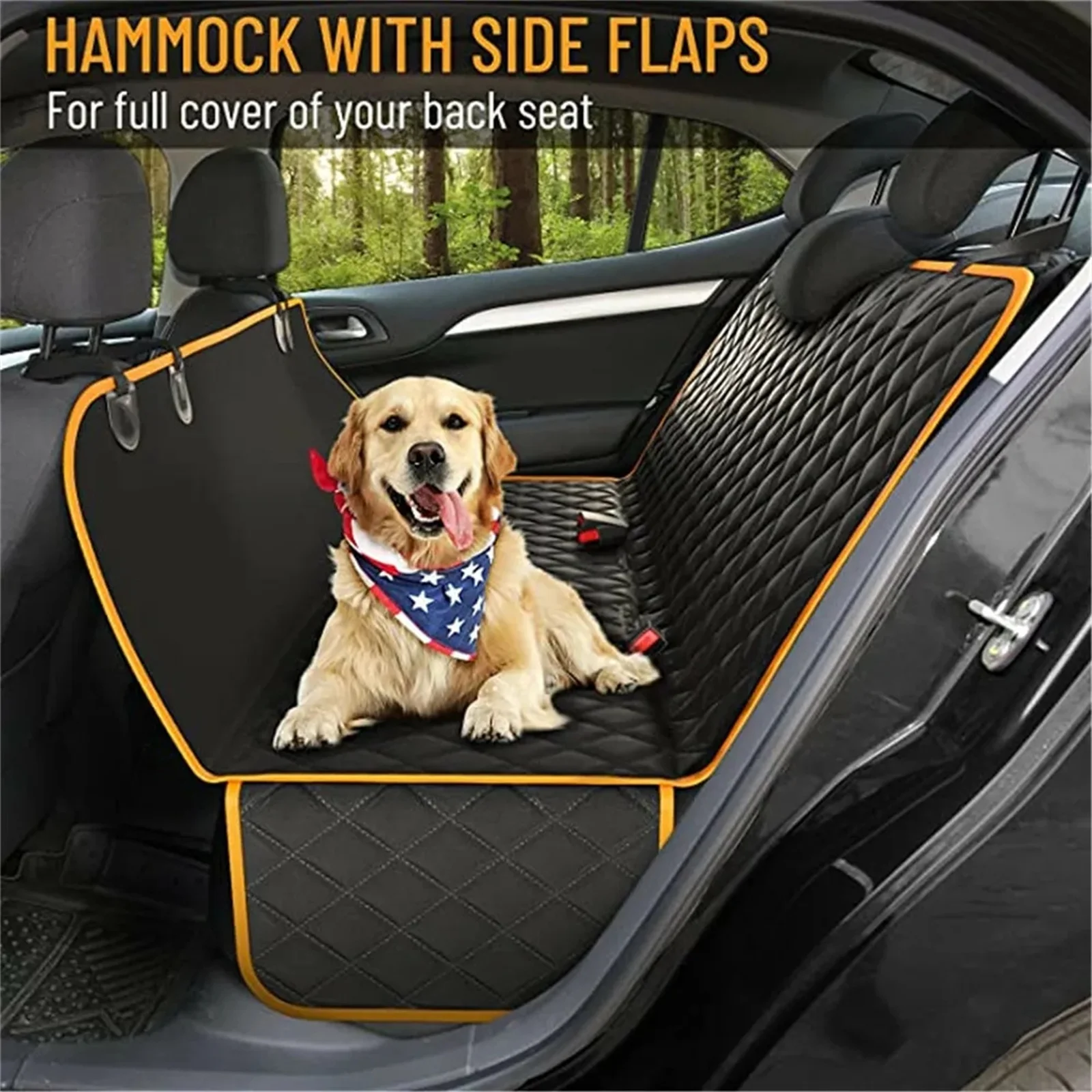 

Pet Dog Seat Cover for Truck Suv Car Back Seat Protector Hammock Mat Waterproof