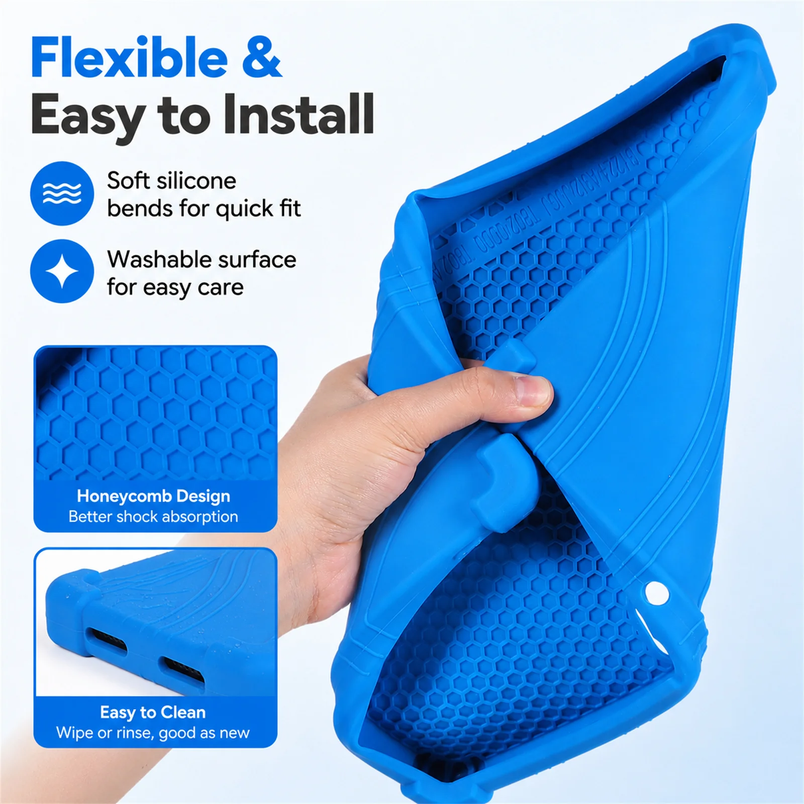 Tablet Case For 10.1 Inch JJGJ TB02 QDDQ TB02 AWOW TB02 Shockproof Cover Soft Silicone  With Built In Kickstand Protector Funda
