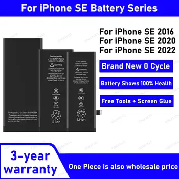 2025 let nová originální náhradní baterie pro iPhone 5 Se/8 SE/Se 2016/SE 2020/SE 2022/s nástroji pro baterii mobilního telefonu 10 nejlepší prodej Originální baterie pro iPhone SE 2016 - №2
