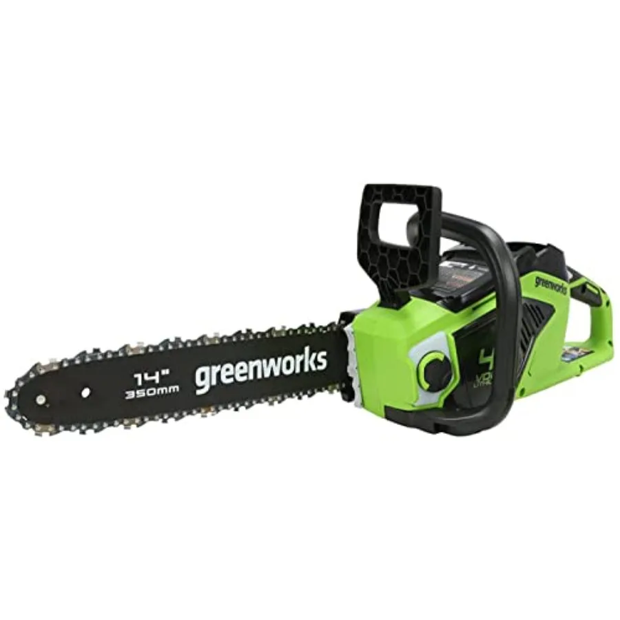 

Аккумуляторная цепная пила 40В 14 дюймов для уборки после штормов, обрезки деревьев, кемпинга (только инструмент)