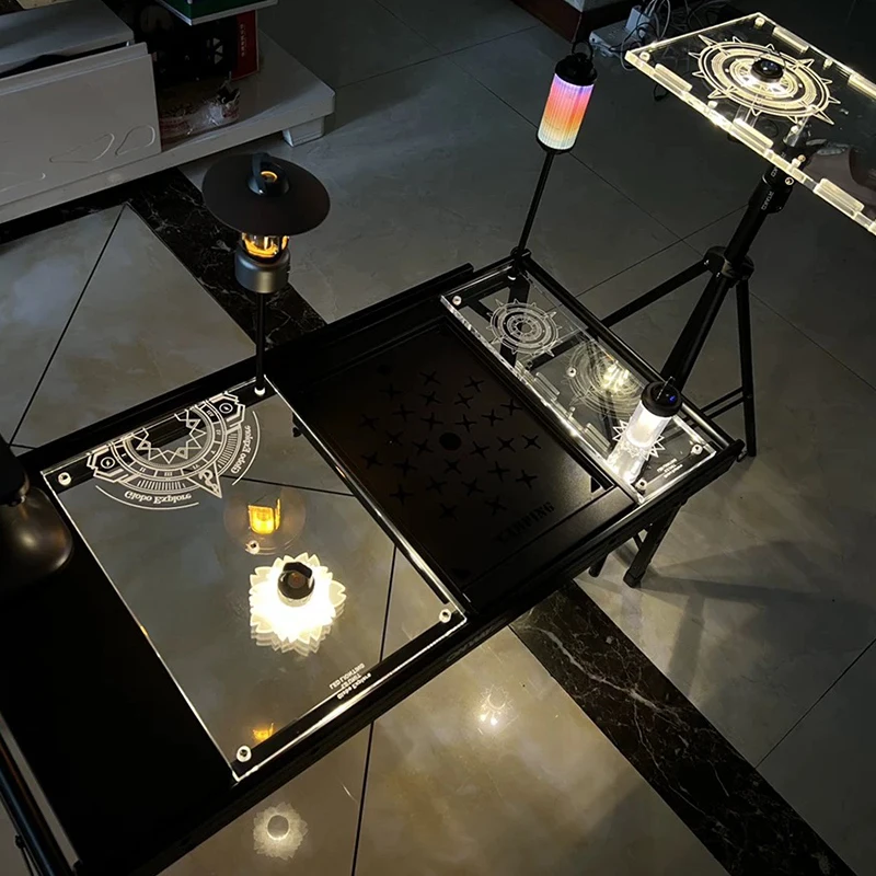 Camping IGT Acrylic Unit Board Portable One Unit Camping Unit Board Multifunctional Clear Table Board IGT Table Accessories