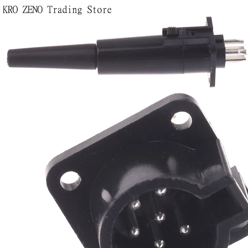 1/2Pcs 6-pin Socket + 6-pin Plug JB-C245 T210 Soldering Iron Station Dedicated 6-core Plastic Plugs And Sockets DIY Accessories