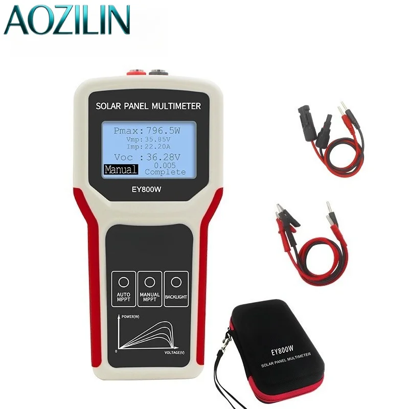 EY800W PV Solar Panel Multimeter MPPT Power Tester Portable Photovoltaic Detector OEM Custom Available Test Instrument